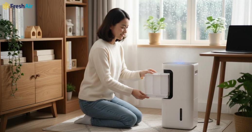 Máy hút ẩm kiêm lọc không khí là giải pháp tích hợp giúp tiết kiệm diện tích và đồng thời nâng cao hiệu quả bảo vệ sức khỏe