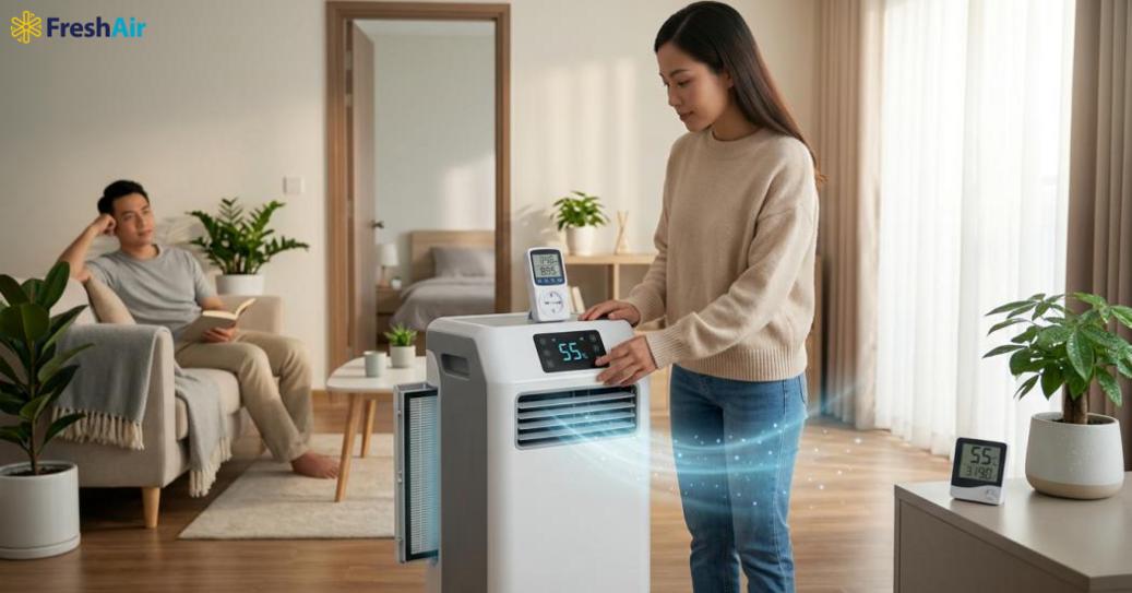 Sử dụng máy hút ẩm gia đình có công suất hút ẩm 20L giúp giữ cho môi trường trong nhà luôn khô ráo, giảm chi phí bảo dưỡng đồ dùng và hạn chế các hư hỏng do ẩm gây ra