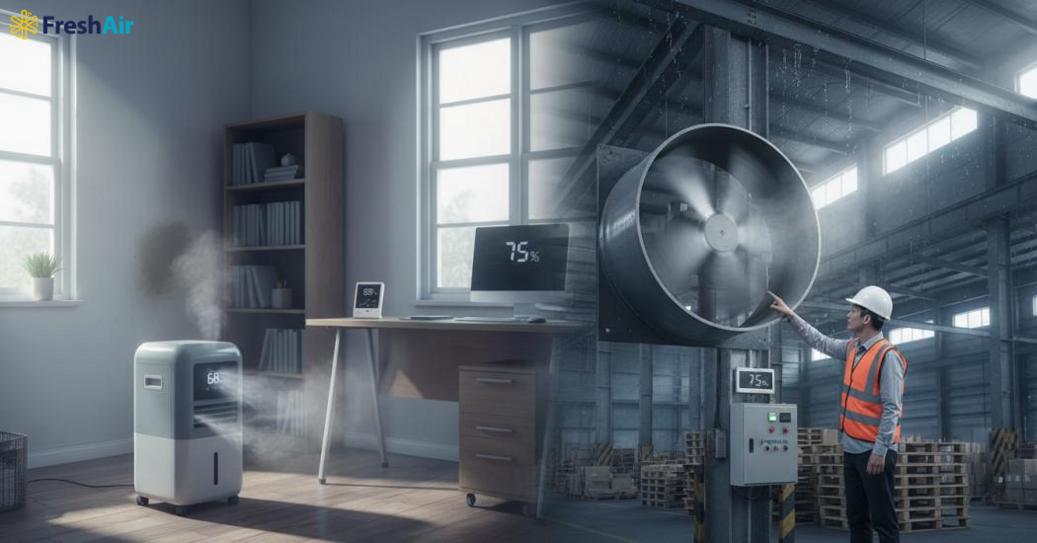 Xác định khi nào cần đến quạt hút ẩm hoặc hệ thống thông gió là bước quan trọng giúp bảo vệ không gian sống và làm việc