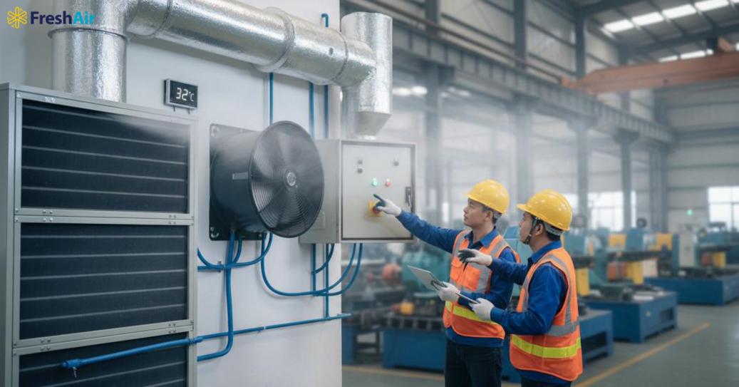 So sánh các giải pháp làm mát nhà xưởng giúp giảm nhiệt độ và tối ưu chi phí.