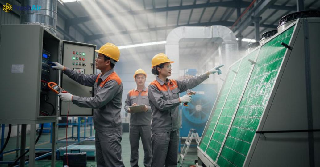 Quy trình kiểm tra, lắp đặt và bảo trì giúp hệ thống làm mát hoạt động bền bỉ.