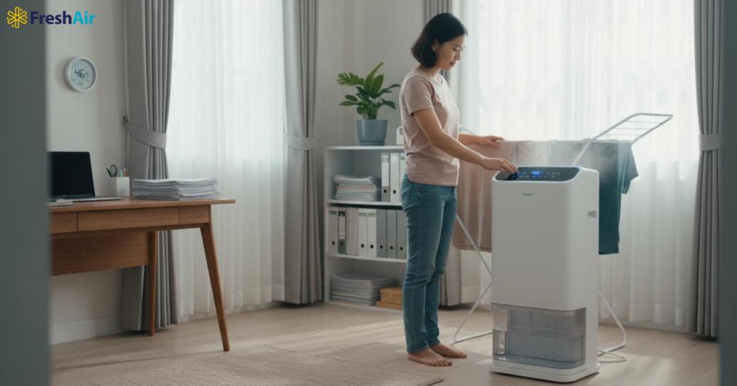Kangaroo kgdh20 phù hợp kiểm soát ẩm cho không gian kín, nhiều thiết bị và tài liệu.