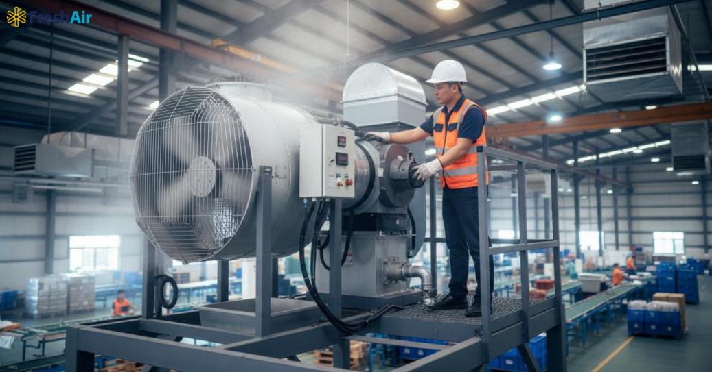 Ứng dụng quạt hơi nước công nghiệp và gợi ý triển khai cho doanh nghiệp