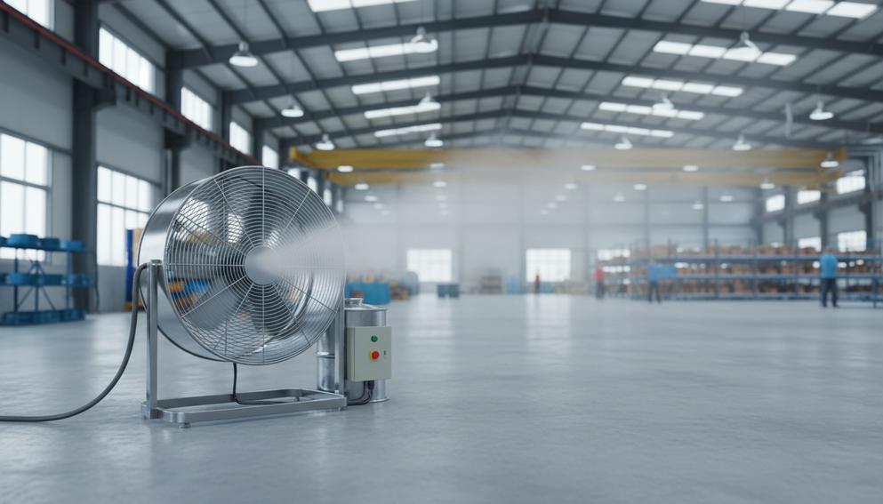 Quạt Hơi Nước Công Nghiệp: Chọn Quạt Làm Mát Nhà Xưởng