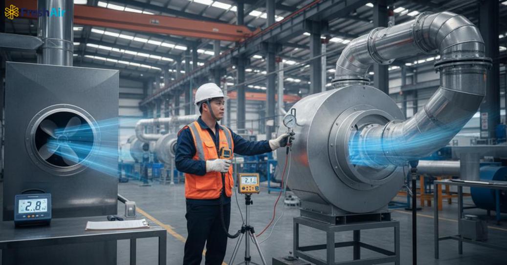 Cách chọn quạt hút gió công nghiệp đúng lưu lượng và đúng loại