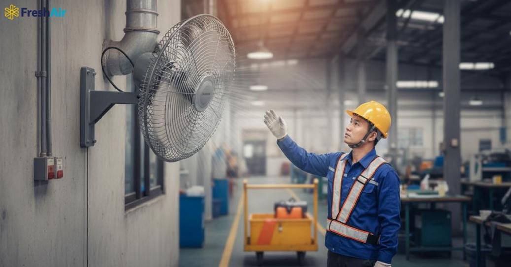 Quạt treo tường công nghiệp là gì và dùng khi nào?