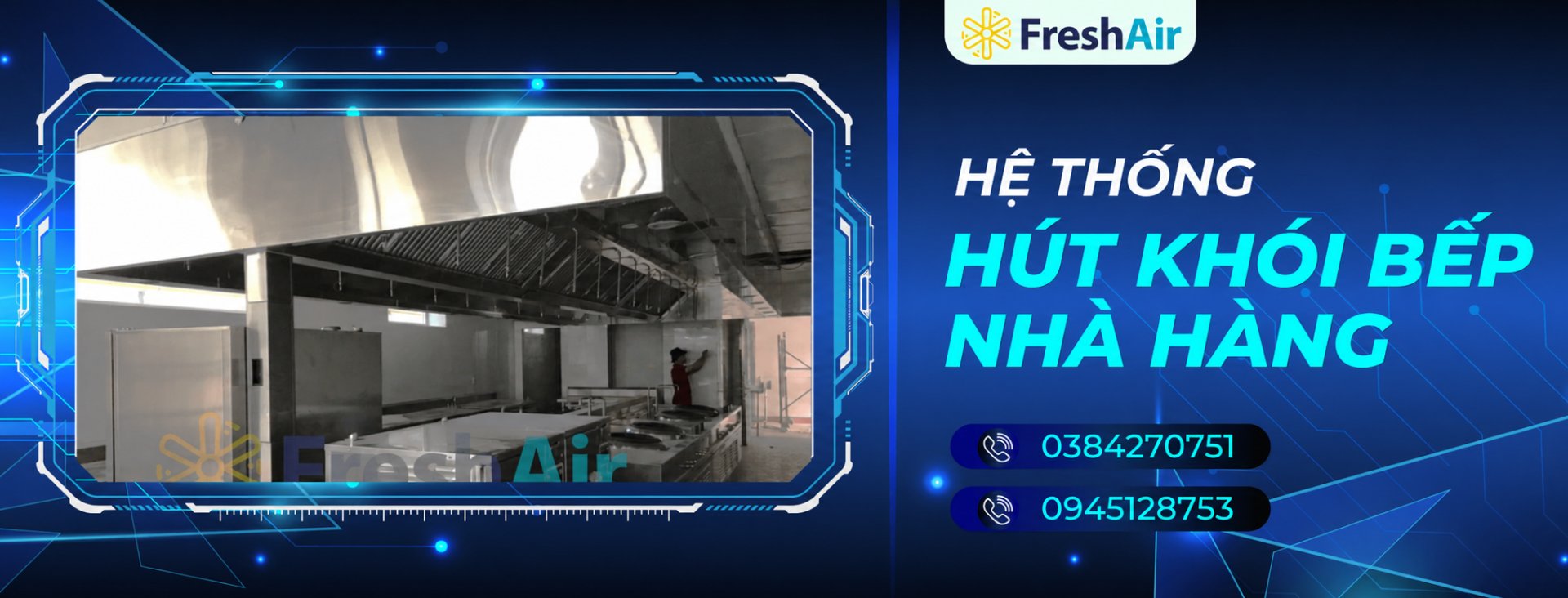 Baner Hệ thống hút khói nhà hàng