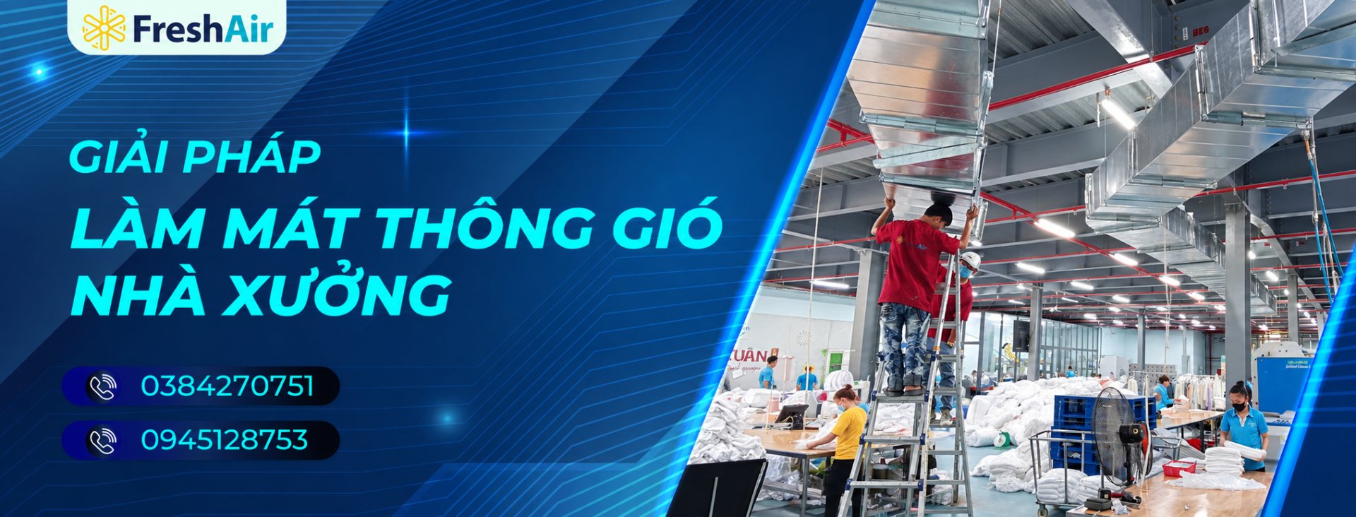 Baner Fresh Air hệ thống thông gió nhà xưởng
